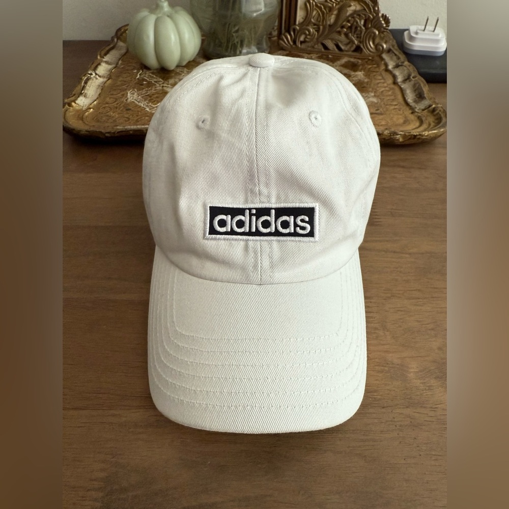 Adidas Classic White Cap with Black Logo